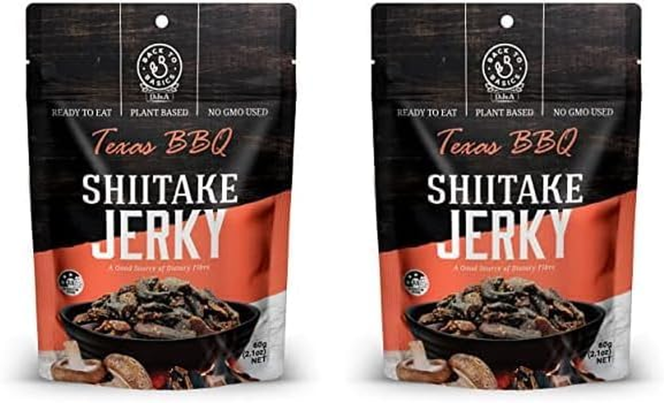 DJ & a Vegan Shiitake Jerky Texas Bbq 60 G image number 3