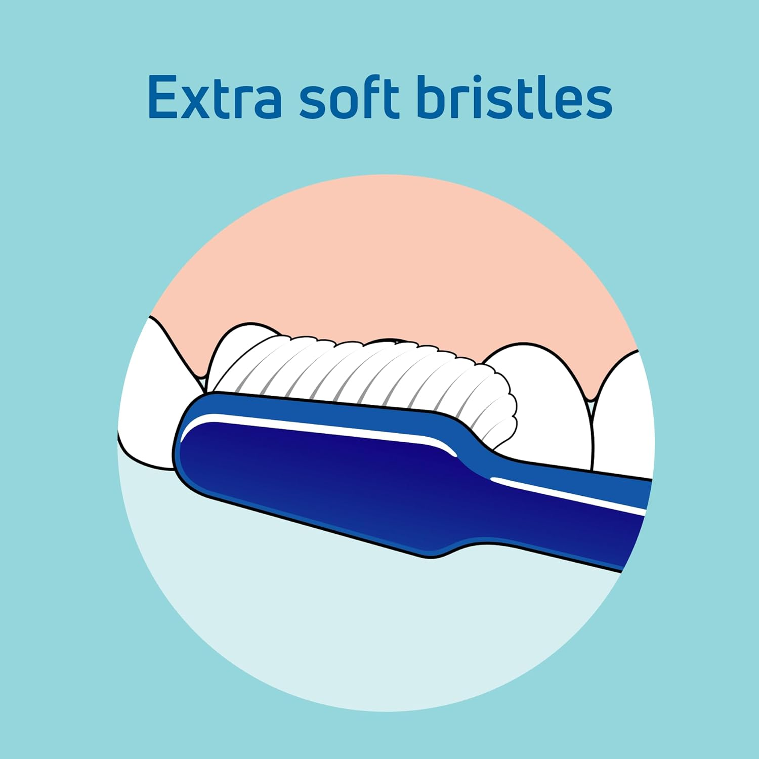 Tepe Select Toothbrush, Soft, Purple, 1Pc, Efficient for Plaque Removal with Tapered Brush Heads, Gentle Cleaning with Soft Bristle Toothbrush image number 2