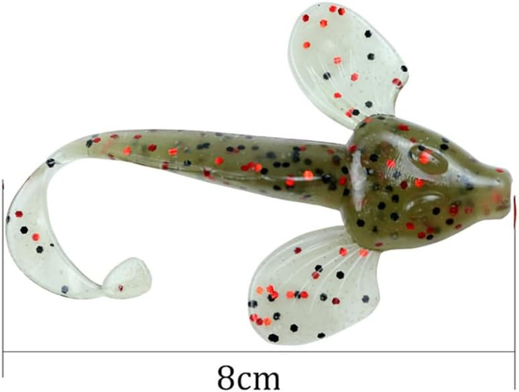 6 PCS Soft Plastic Fishing Lure Tackle Paddle Tail Flathead Bream Bass Cod Lures image number 4