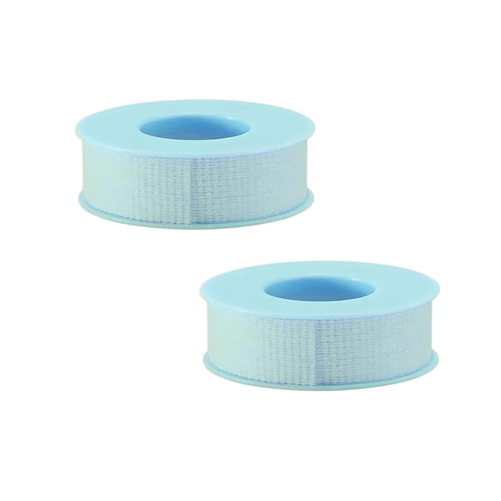 Silicone Gel Tape for Lash Extension - 2Pcs Eye Gel Duct Band, Mascara and Eyelash Fabric Tape (Blue) image number 5