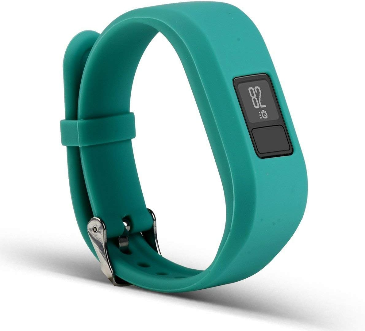 3Pcs Intended for V&iacute;vofit Jr. 2 Vivofit JR Bands with Secure Watch Clasp Silicone Replacement Strap Bands Intended for Garmin Vivofit Jr 2 Vivofit Jr（For Kids） (Purple, Teal, Skyblue) image number 4