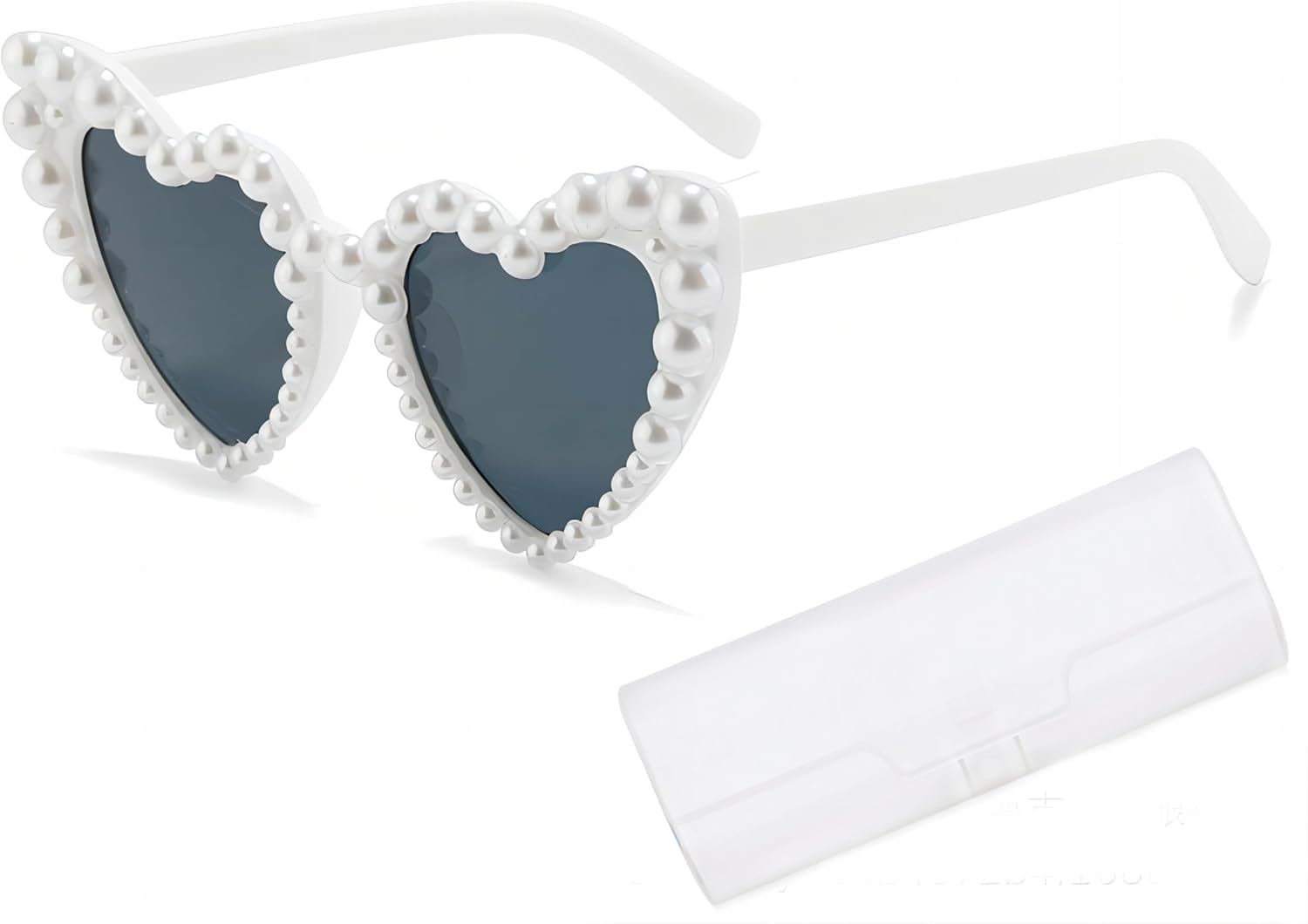 2024 NEW Love Heart Sunglasses Party Sunglasses Cat Eye Sun Glasses Heart Shaped Sunglasses Party Fancy Dress Costume Accessories for Women Men Kids Toddler Party Decorations Supplies image number 2