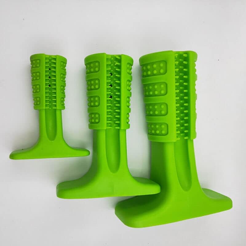 Dog Toothbrush Stick Toy Clean Teeth Brushing Stick Pet Brush Mouth Chewing Clean Nontoxic Natural Rubber Bite Resistant Chew Toys for Dogs image number 1