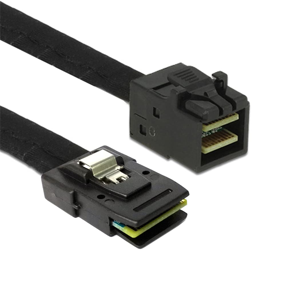 NFHK Internal Mini SAS SFF-8087 to Mini SAS High Density HD SFF-8643 Data Server Hard Disk Raid Cable 50Cm image number 5