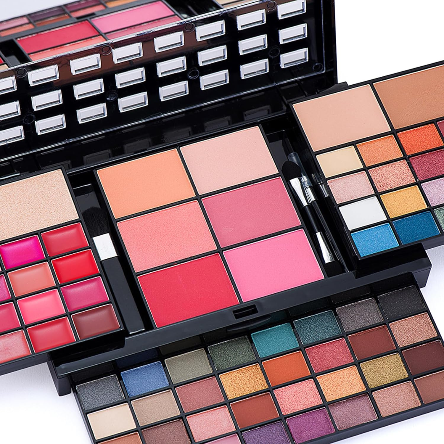 Joyeee Makeup Kit for Women Full Kit All in One Professional Make up Gift Sets for Teen Teenage Girl, Eyeshadow Lipstick Lipgloss Blush Concealer Highlighter Contour Palette Makeup Brush Mirror image number 4