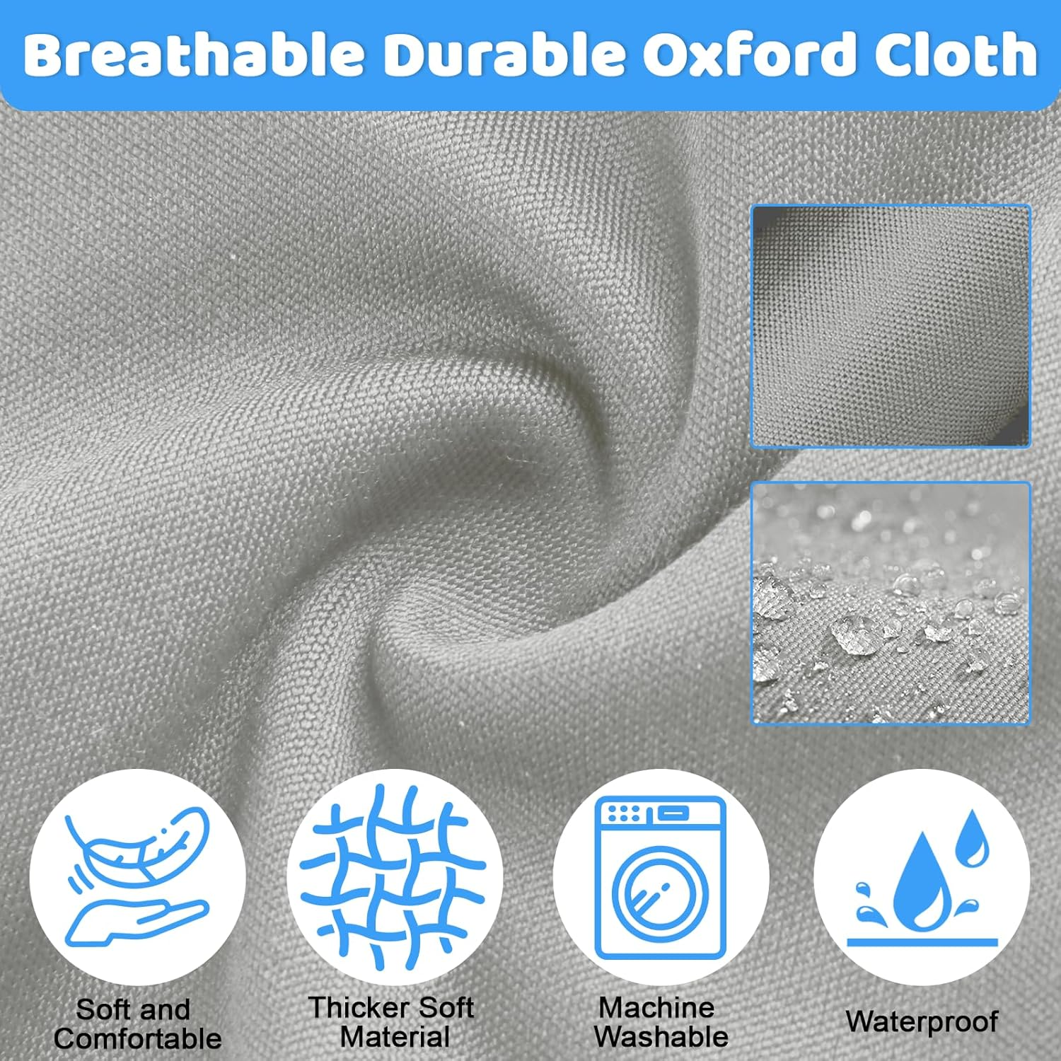 Airplane Seat Extender for Kids, Footrest & Toddler Airplane Bed, Oxford Cloth Airplane Toddler Bed, Toddler Travel Bed, Toddler Airplane Travel Essentials, Travel Seat Cushion for Kids - Grey image number 2