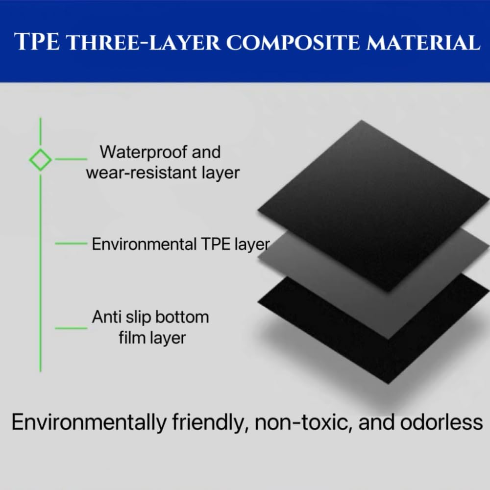 Suitable for Ford Ranger 3D Floor Mat Adopts All-Weather Protection 3D Technology, Which Is Waterproof, Durable, Non Slip, and Flexible. TPE Floor Mats image number 5