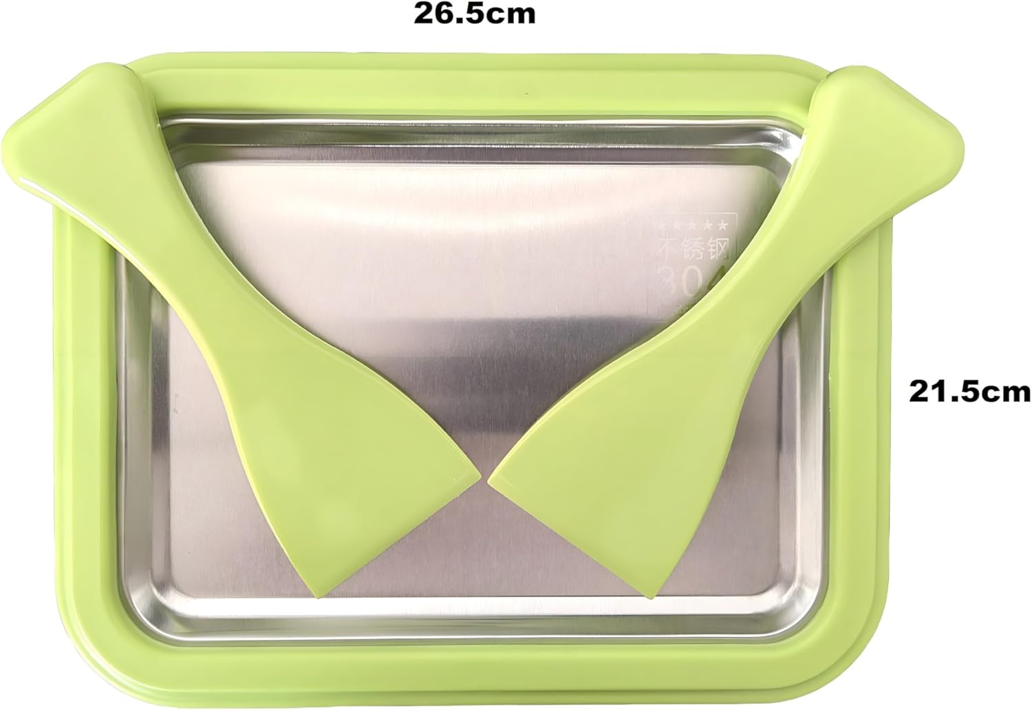 Instant Ice Cream Roll Maker(21.5X26.5Cm) Ice Cream Machine, Sweet Spot Pan, Instant Cold Plate, Ideal for Making Rolled Ice Cream Soft Serve Slushies Frozen Yogurt Sorbet and Gelatod (Green, Large) image number 1