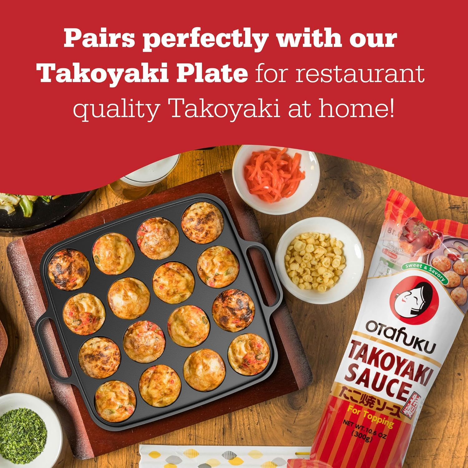 Takoyaki Sauce - Otafuku 300G image number 6