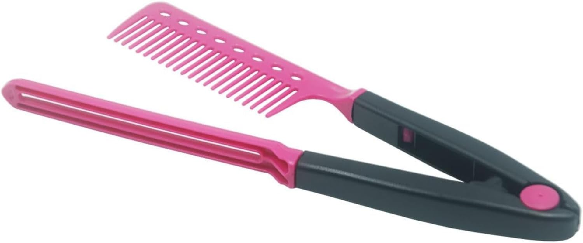 3PCS V-Shaped Hair Straightening Comb Set &ndash; Plastic DIY Salon Styling Combs for Professional & Home Use, Hair Brush Combs for Straightening, Styling & Blow Drying image number 1