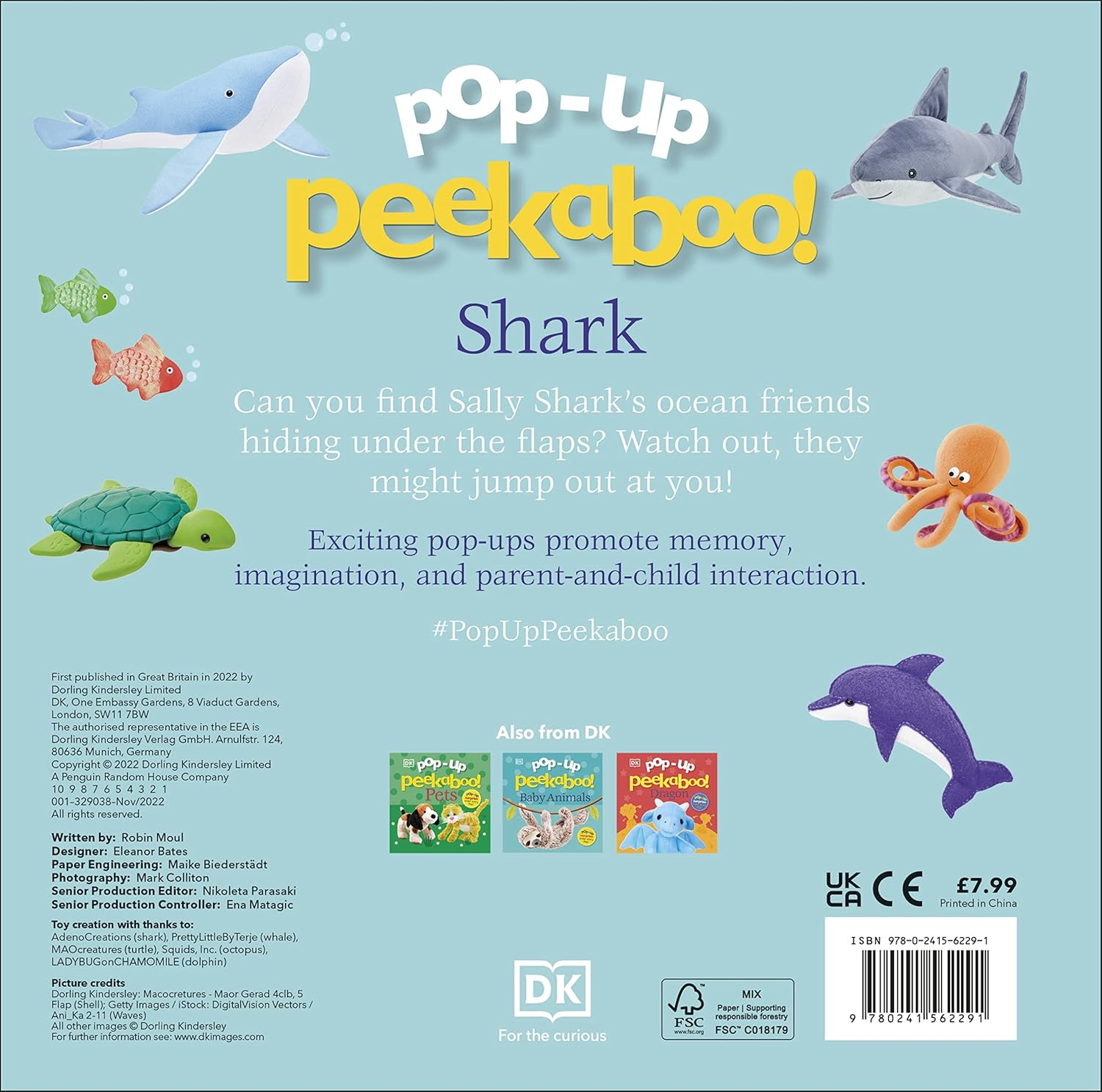Pop-Up Peekaboo! Shark: Pop-Up Surprise under Every Flap! image number 3