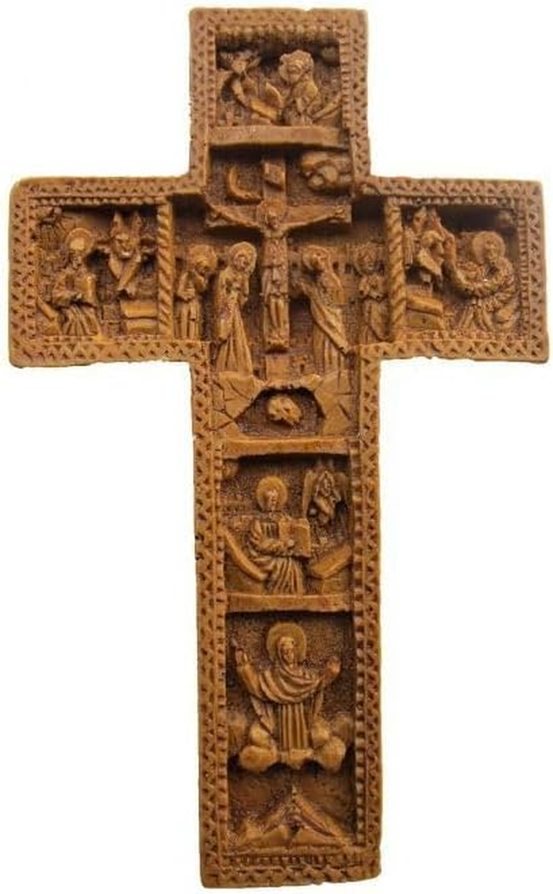Handmade Carved Aromatic Wax Cross Blessed from Mount Athos 234 image number 2