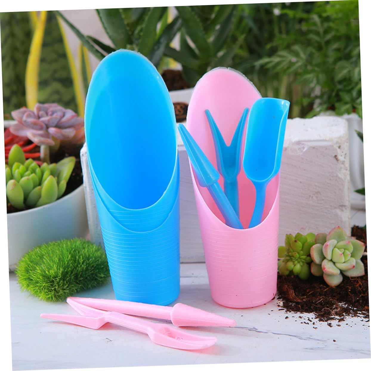 SUPVOX Multi-Functional Gardening Tool Weeding Hand Tools Cultivator Spade Small Garden for Planting Flower Care image number 6