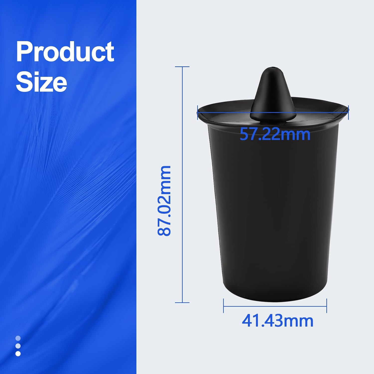 2PCS Spare Tire Carrier Bumper Bump Stop Rubber Exterior Accessories Compatible with Wrangler JK 2007-2018 Part Number 55395993AB image number 5