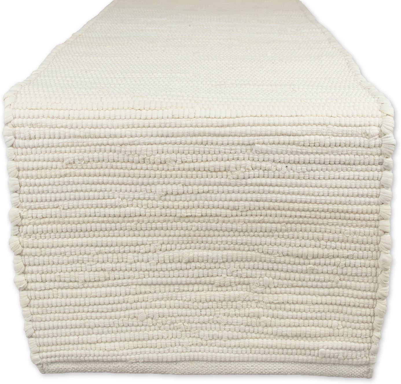 DII 100% Cotton, Everyday Machine Washable Chindi Rag Table Runner, 14 X 72, Multi Color