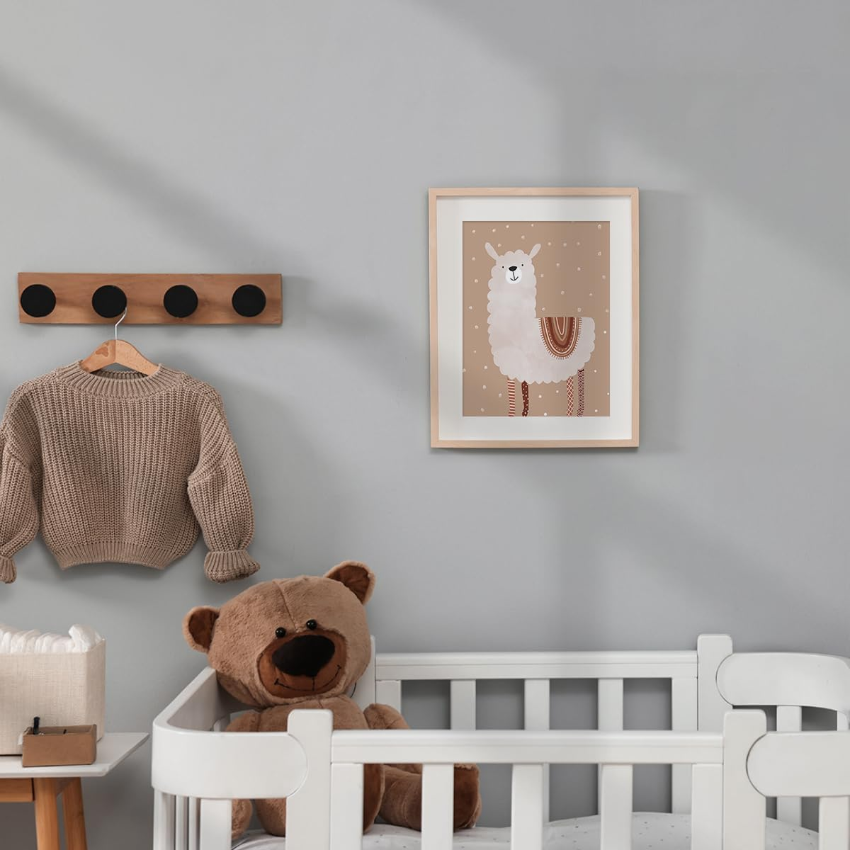 Canssape Set of 4 Boho Rainbow Nursery Girls Room Wall Decor | 8"X10" You Are so Loved Toddler Girl Room Decor | Kids Rainbow Wall Decor for Girls Bedroom Heart Wall Art Prints (Unframed)(Love) image number 2