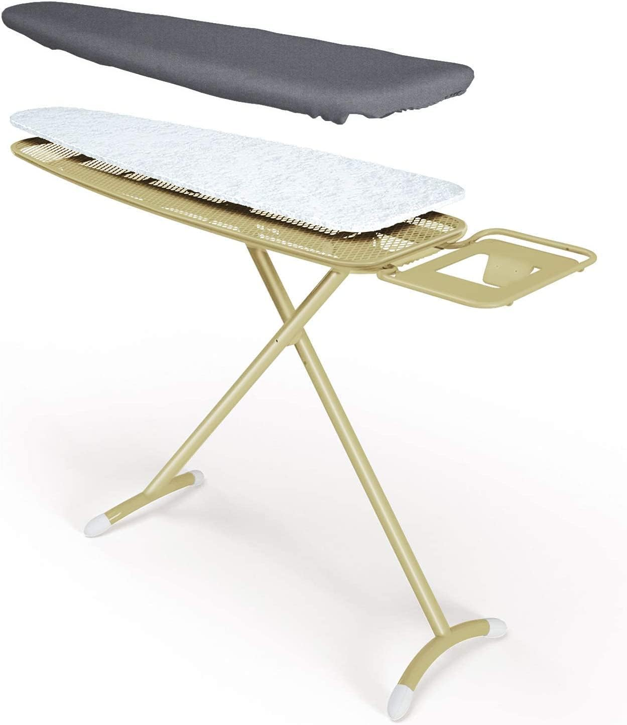 Duwee Delux Ironing Board Cover Replacement Pad 54''X18'', Extra Thick Feltpadding for Ironing Board image number 2