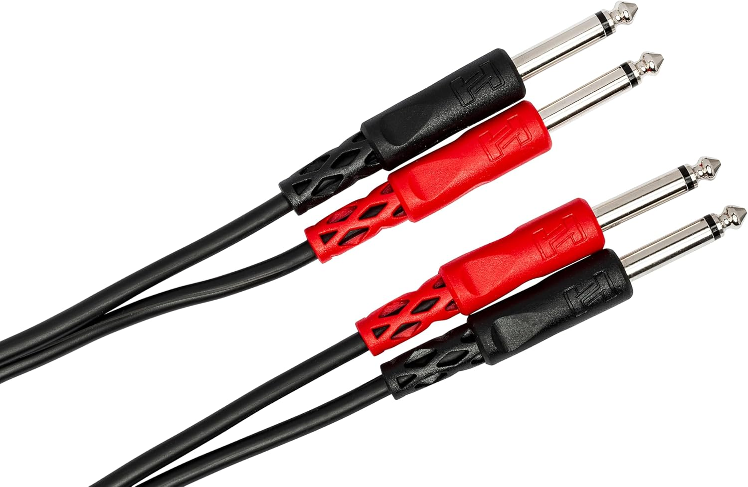 Hosa CPP-201 Dual 1/4 Inch TS to Dual 1/4 Inch TS Stereo Interconnect Cable, 3.3 Feet image number 4