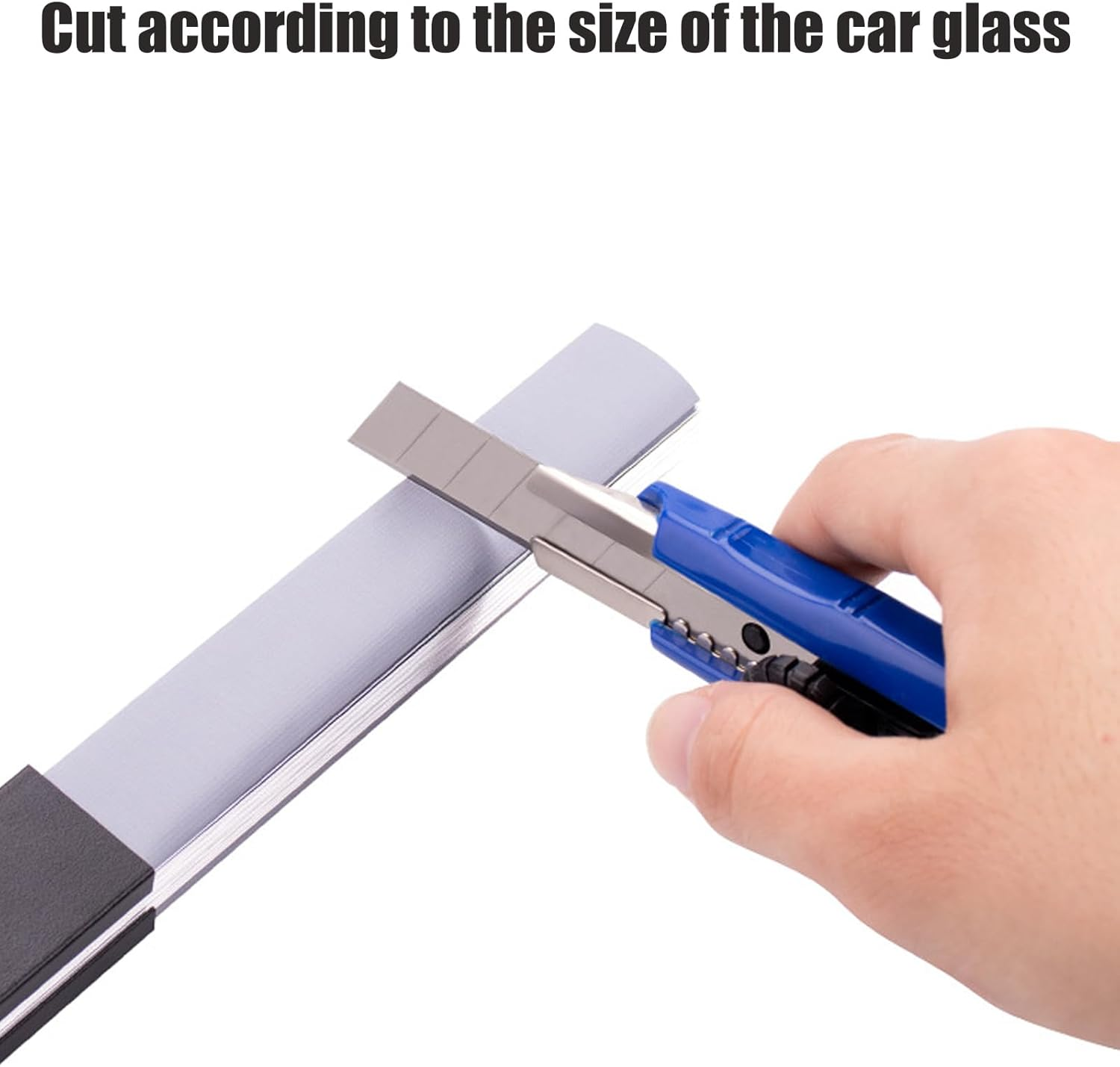 Car Retractable Curtain with UV Protection, Cool Windshield Sunshade, Sun Shade For, , Extra Large Shade(46Cm/18.1In) image number 5