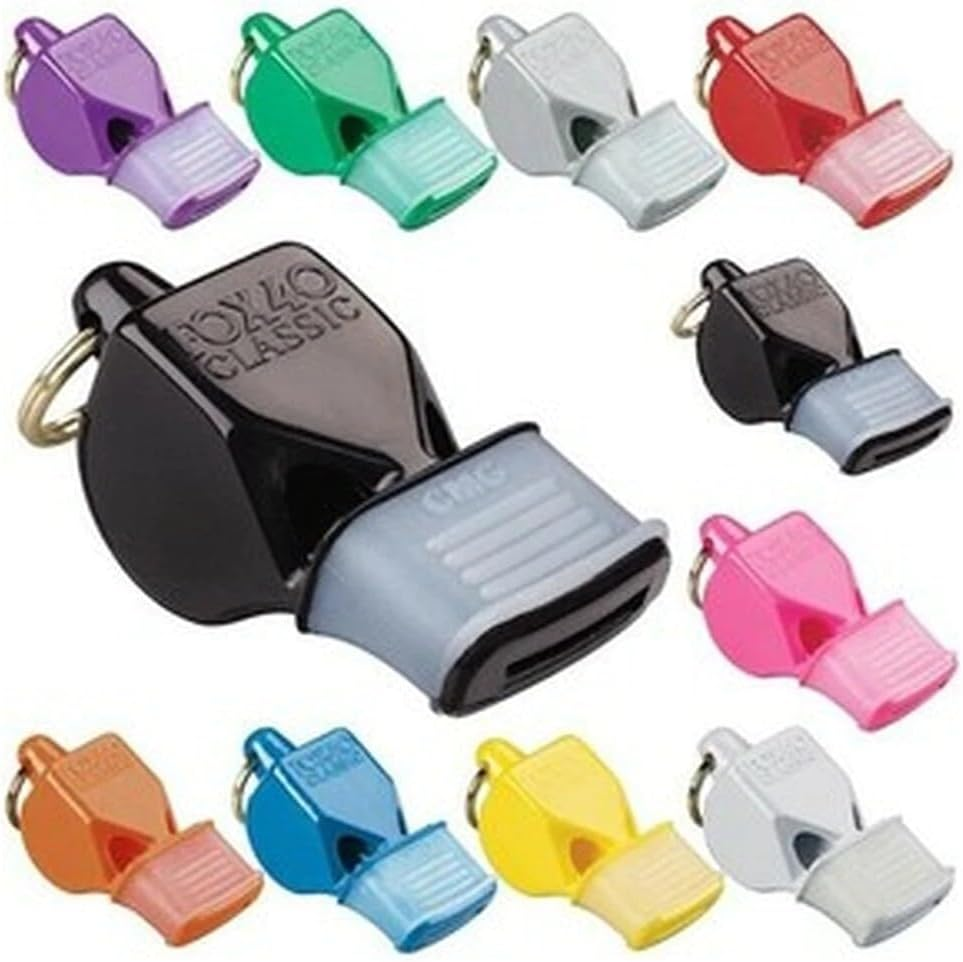 Fox 40 Classic Cushioned Mouth Grip Official Whistle - Black image number 2
