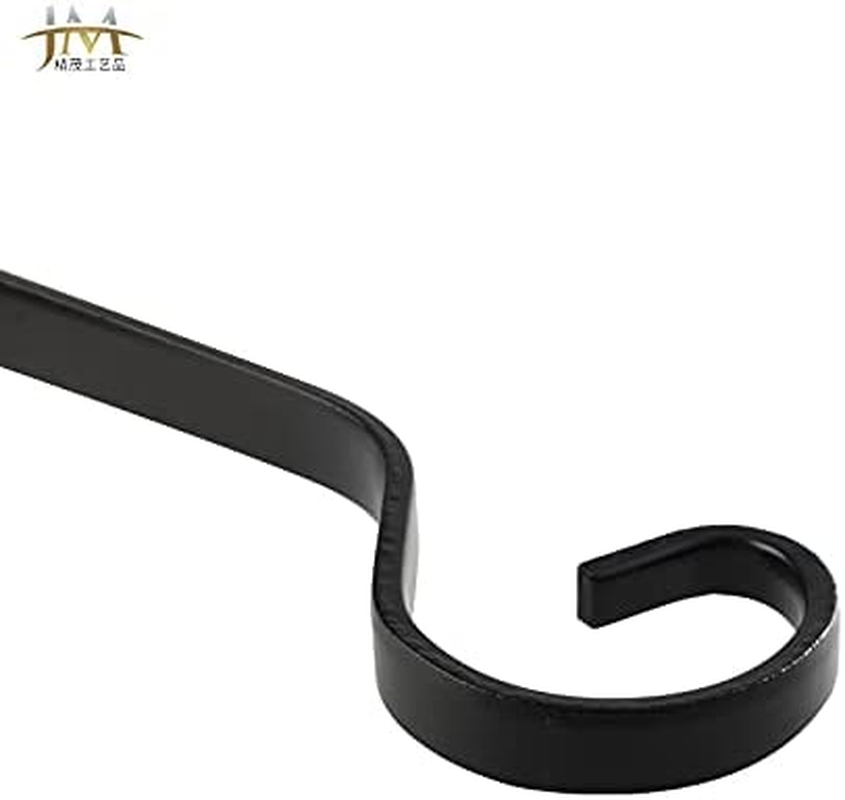 Metal Wall Hooks for Hanging Coats, Lanterns, Decorative Iron Hook for Solar Lights Hangers, Bird Feeders, Rust Resistant Heavy Duty, Home Garden Decor Indoor & Outdoor (7.3) image number 2