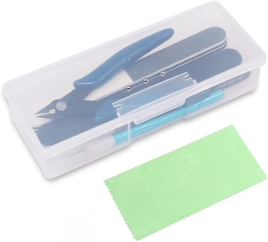 Findfly 9Pcs Gundam Model Tools Kit Hobby Building Tools Craft Set for Basic Model Building Repairing and Fixing image number 1