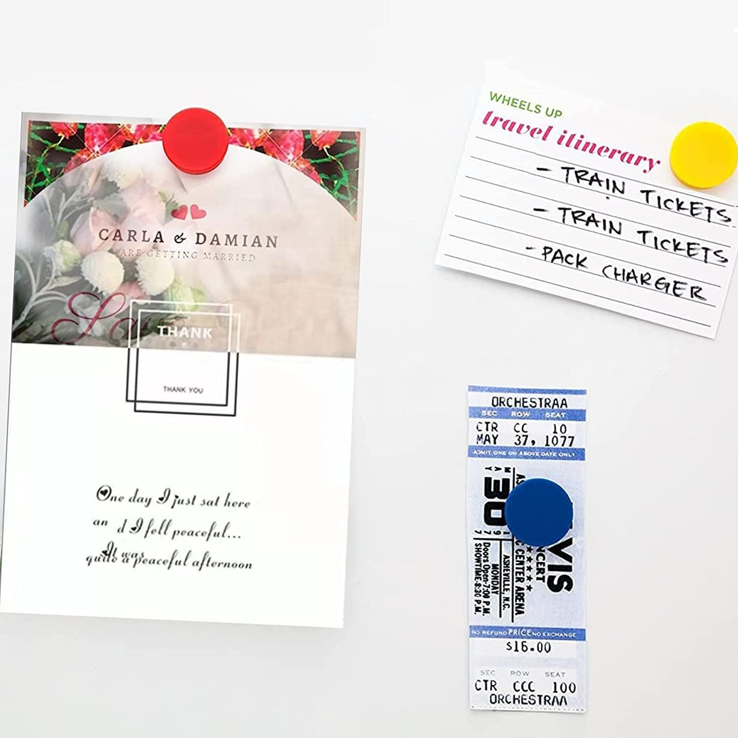 10 Pcs Magnets Whiteboards Strong Magnet Colorful Mini Small Magnets round Craft (Blue) image number 4