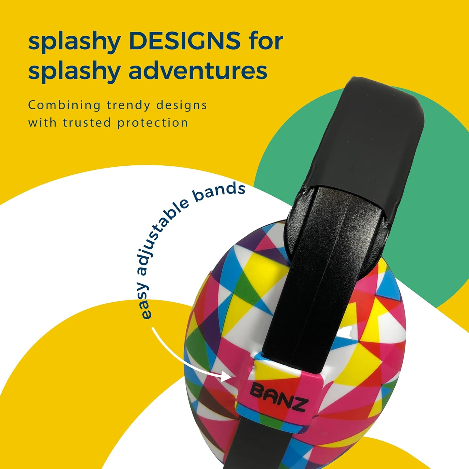 Banz Mini Earmuffs, Geometric, Small