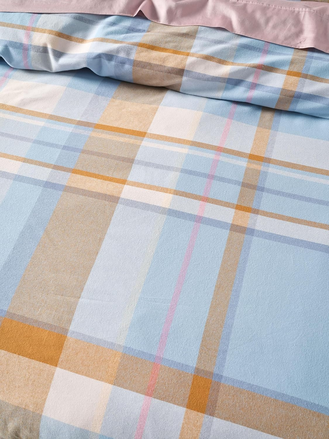 Linen House Lennon Blue Queen Bed Quilt Cover Set