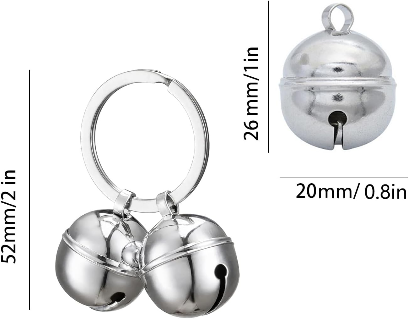 ROHOME Cat Dog Collar with Pet Tracker - Handmade Pure Copper Pendant Bell - Loud Anti-Lost Training Bell for Collar - save Birds & Wildlife image number 4