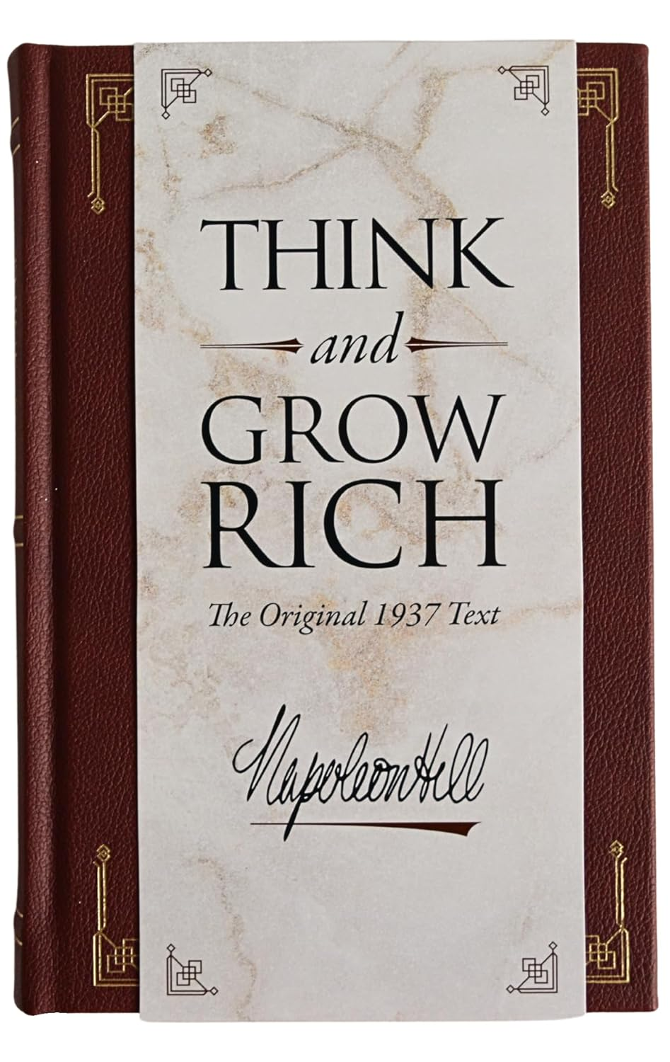 Think and Grow Rich&reg; Deluxe Leather Edition: the Original, Unedited 1937 Text image number 1