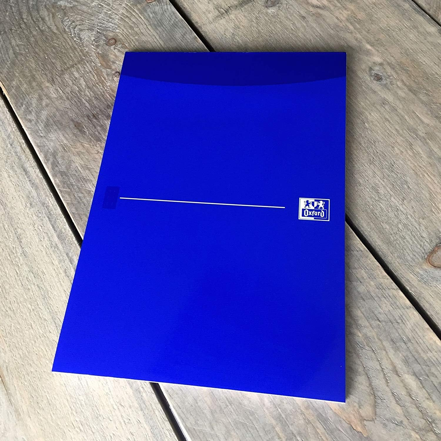 Oxford A4 Blank Letter Pad, 20 Ruling, 50 Sheets, Blue, Pack of 10 image number 5