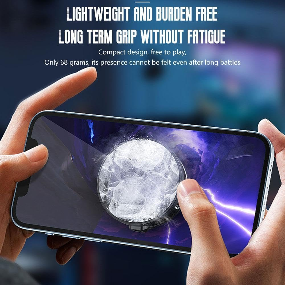 Magnetic Phone Cooler Cell Phone Cooler CX07 Phone Fan Cooler,Mobile Phone Cooling Fan,Cell Phone Cooler,Portable Lightweight Mobile Phone Cooling Fan,Suitable for All Smartphones image number 5