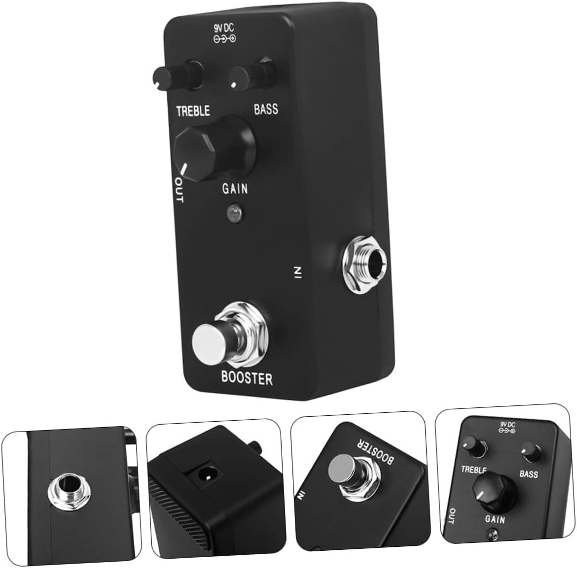 Kisangel Electric Guitar Effects Delay Pedal Analog Stereo Delay Guitar Pedals High Gain Pusher Effect Accessory Power Supply image number 3