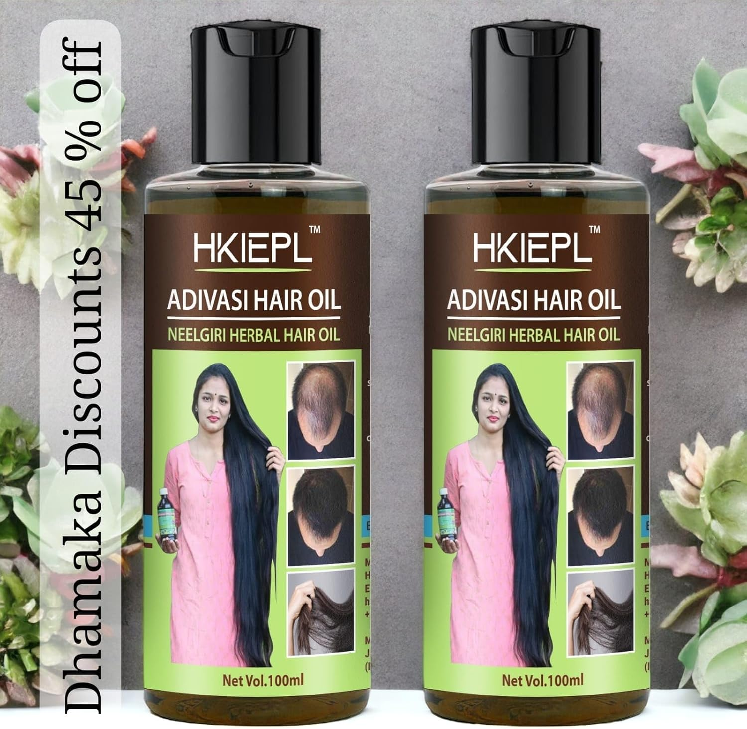 Adivasi Hair Oil Is a Natural Blend Nourishing and Strengthening Hair, Promoting Healthy Growth, Preventing Breakage, and Restoring Moisture.