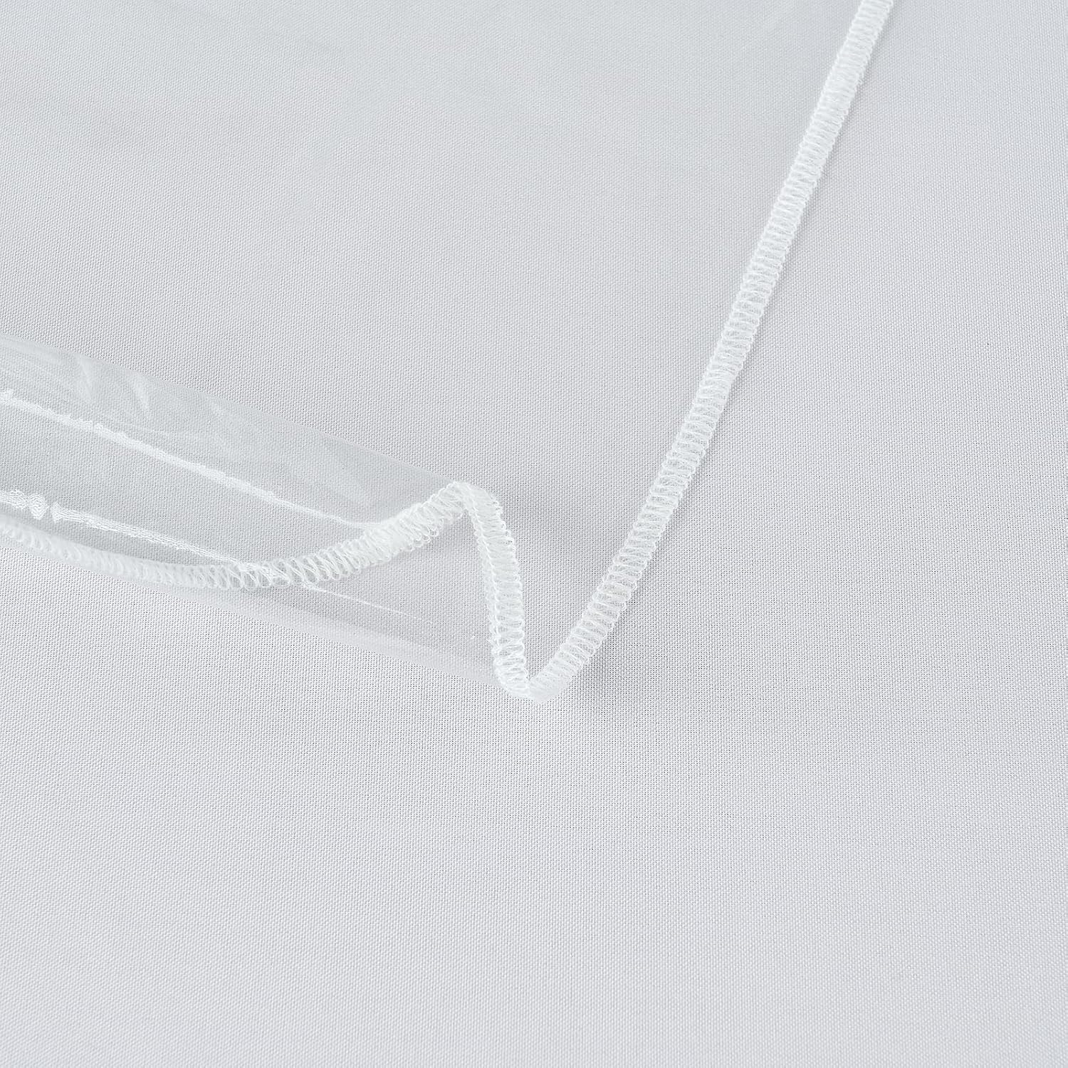 Clear Plastic Tablecloth Rectangle Vinyl PVC Table Cloth 100% Waterproof Oilproof Transparent Stain Resistant Table Cover Protector for Dinning Indoor and Outdoor Uses, 70 X 108 Inch. image number 6