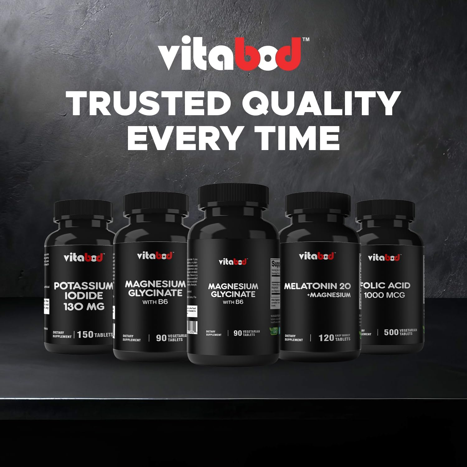 Magnesium Glycinate 10000 Mg per Serving - 90 Vegetarian Tablets - (Equal to 300Mg Magnesium) - Pure Magnesium Supplement - Chelated Form - Supports Muscle, Joint, and Heart Health image number 6