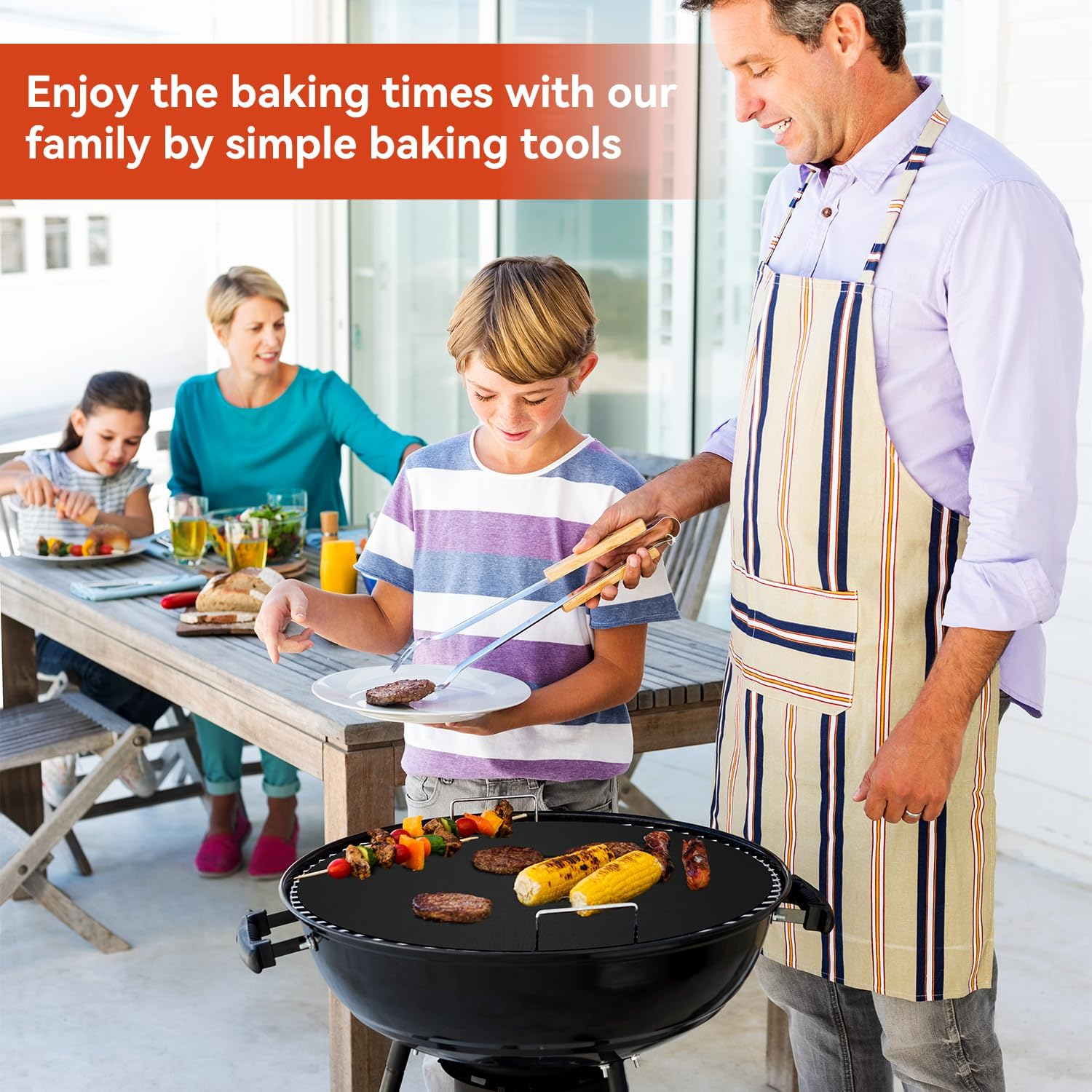 Oven Liners for Bottom of Oven, 2 Pack Reusable Large Thick Heavy Duty Teflon Oven Mat Set, Non Stick Oven Mats for Bottom of Electric Oven Gas Oven Toaster Oven Microwave Stove Grill, Easy to Clean image number 6