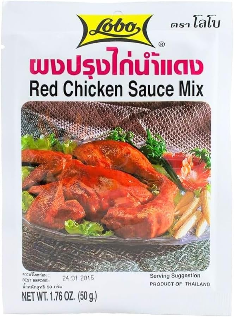 Lobo Red Chicken Sauce Mix 50 G image number 3