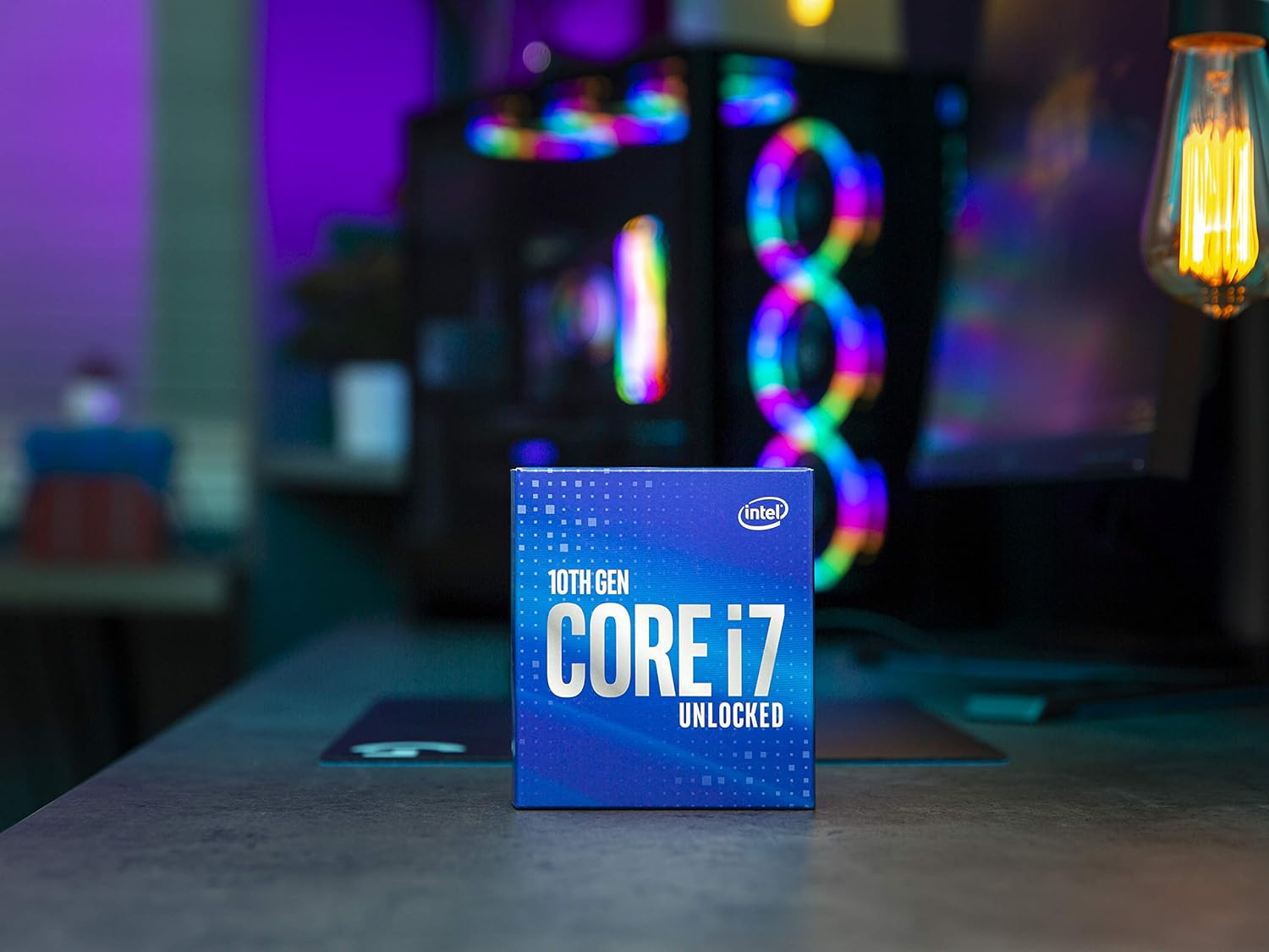 Intel Core I7-10700K CPU 3.8Ghz (5.1Ghz Turbo) LGA1200 10Th Gen 8-Cores 16-Threads 16MB 95W UHD Graphic 630 Retail Box 3Yrs Comet Lake image number 2