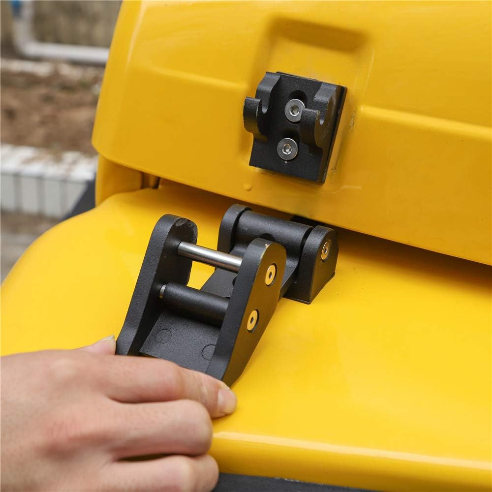 Jecar TJ Hood Latch Hood Lock Catch - Aluminum Hood Latches Catch Kit for Jeep Wrangler TJ Accessories 1997-2006 - Tj Hood Latches image number 4