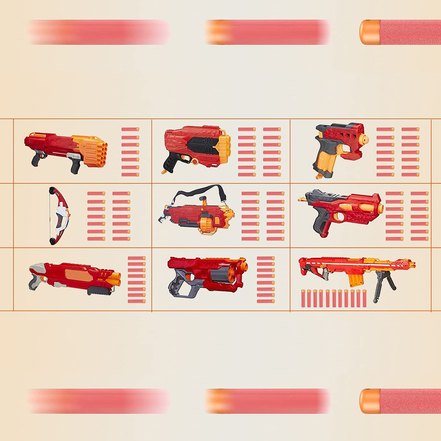 BOROLA Foam Refill Dart Compatible for Nerf Mega image number 1