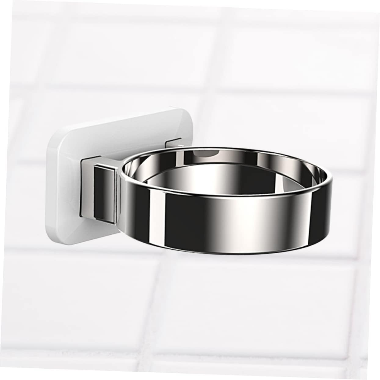 Beavorty Hair Dryer Rack Bathroom Wall Mounted No Drilling Hairdryer Holder Storage Rack for Hairdryer Home Storage Organizer