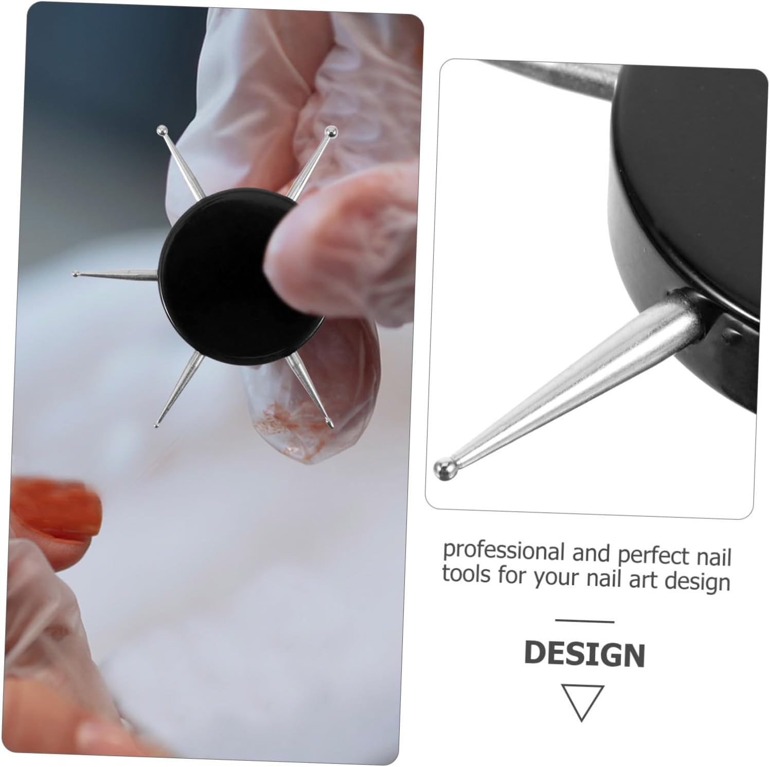 Circular Nail Art Dotting Tool for Manicure Nail Painting Professional Detail for Women image number 6