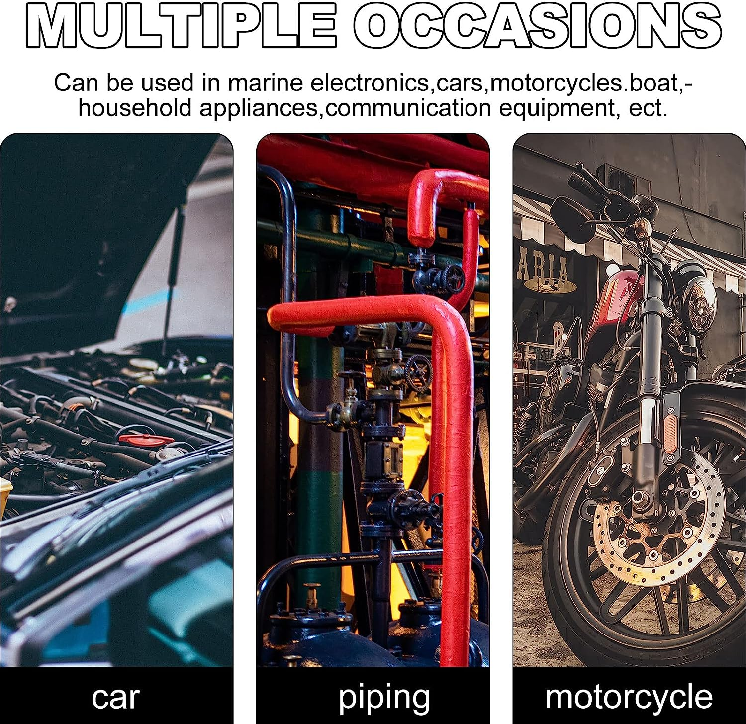 4Pcs Battery Terminal Covers Auto, Insulating Red & Black Soft Rubber Positive and Negative Cable Stud Covers Flexible Battery Terminal Protector Caps for Car Electric Bikes Trucks image number 4