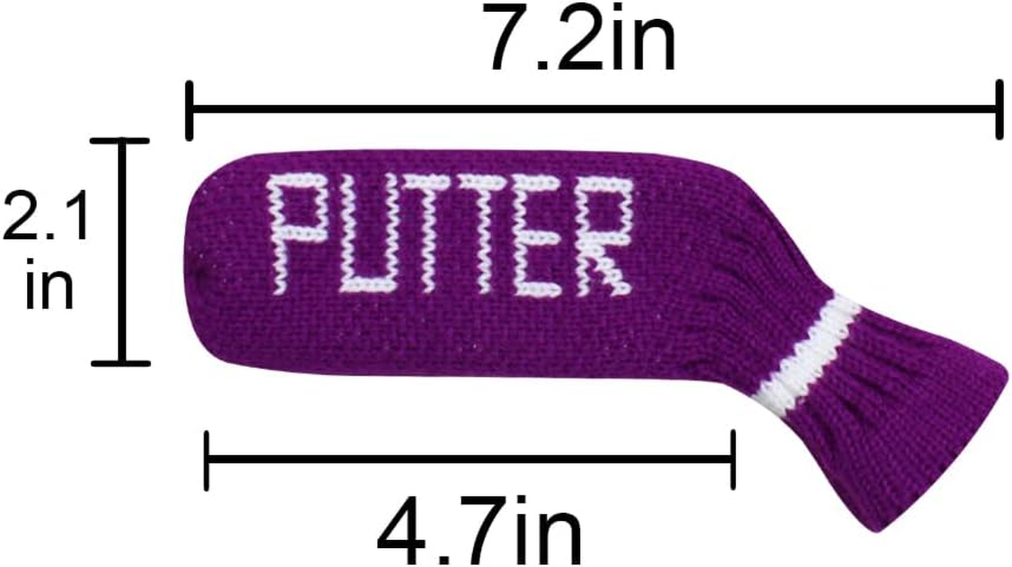 Scott Edward Blade Putter Cover Knitted, 1 Piece in Pack, Fits Golf Blade Putters Cute and Soft image number 2
