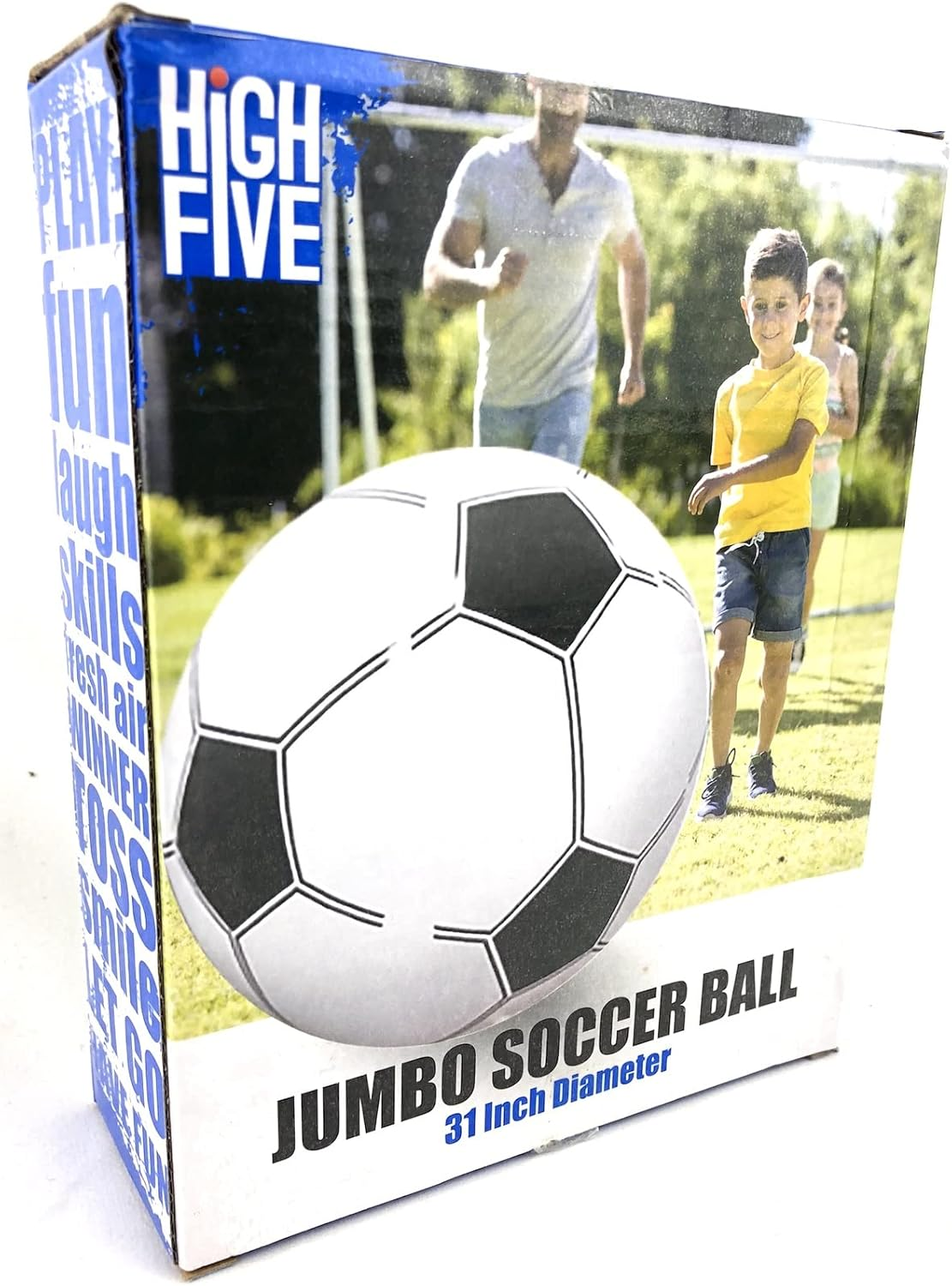High Five - Jumbo Giant Inflatable Soccer Ball - Outside, Pool or Beach Play - 31 Inch Diameter - Packaging May Vary image number 4