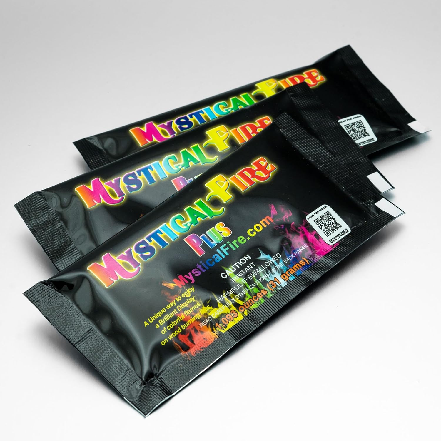 Mystical Fire Flame Colorant Vibrant Long-Lasting Pulsating Flame Color Changer for Indoor or Outdoor Use, Other, Mystical Fire Plus, 12 Pack