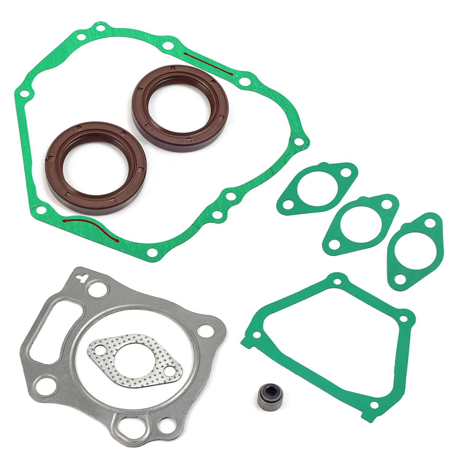 375Cc Engine Gasket Kit & Seals Compatible with Yamaha Gas Golf Cart G21 G22 G23 G27 G28 2001-2009 Pro Hauler 700 1000 YXP700 YXP1000 2004-2006 YDR-A YTF-1 YTF-1A DR2A 2007-2025 JN6-13567-00-00