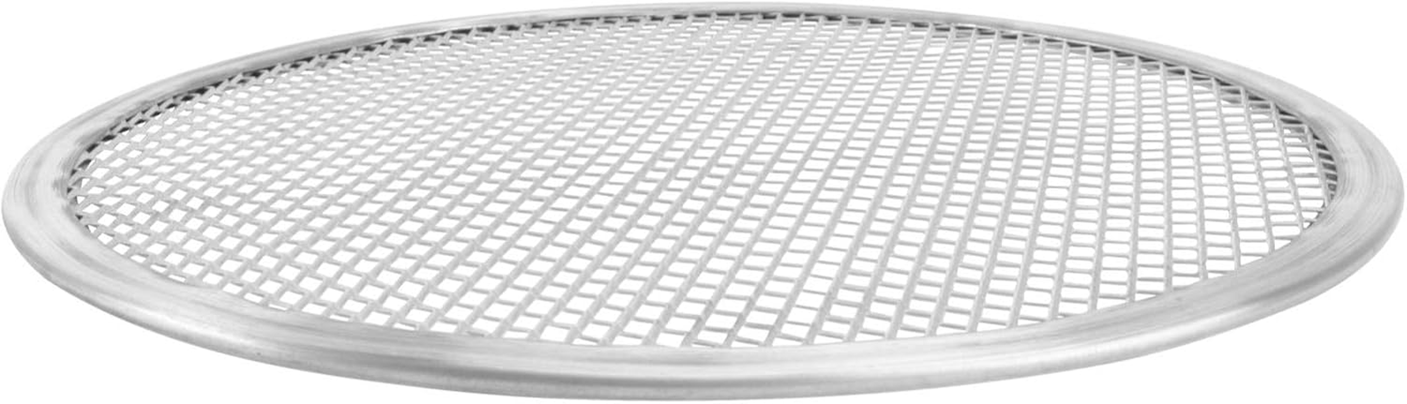 Luxshiny Non-Stick Aluminum Pizza Baking Tray Net with Perforated Design 13 Inch round Pizza Pan for Oven Home Restaurant Commercial Use
